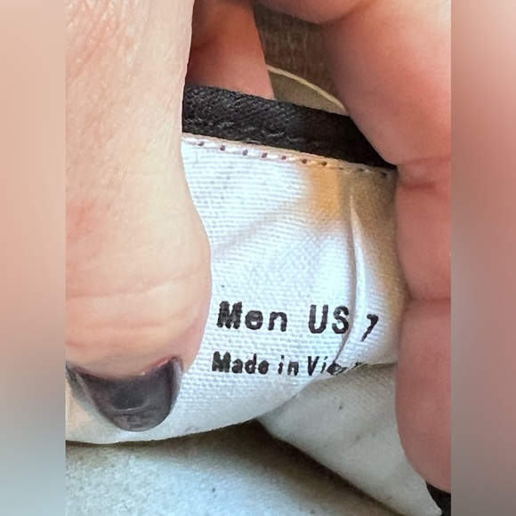 Vans Old Skool Low Canvas Trainers TB4R Grey/Black/White/US7 EUC - Picture 7 of 15